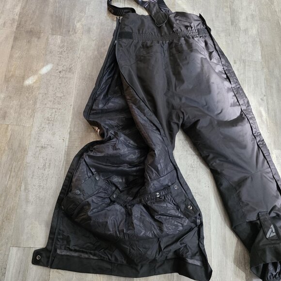 FXR Pants Womens 16 Black Team Pant F.A.S.T. HYDRX Insulated Snowmobile Bib - Picture 8 of 15